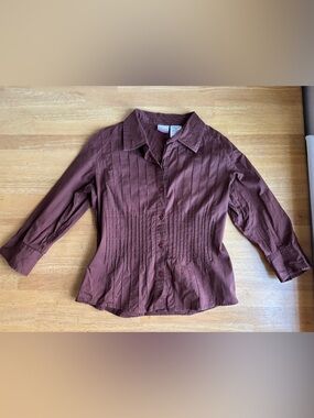 Y2K 3/4 Sleeve Blouse